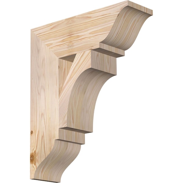 Ekena Millwork Westlake Traditional Smooth Bracket, Douglas Fir, 5 1/2"W x 18"D x 22"H BKT06X18X22WTL01SDF - main